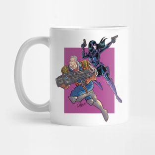 Classic Cable and Domino Mug